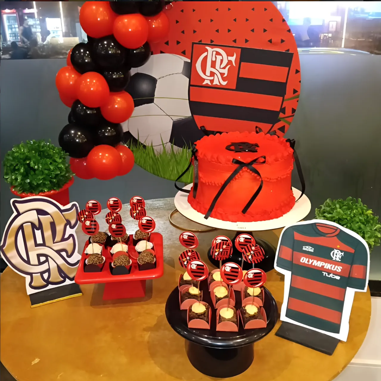 Decoração tema Flamengo