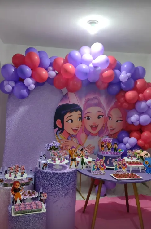 Decoração de aniversário clássico