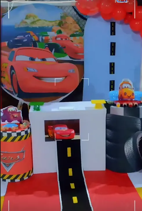 Decoração tema Carros